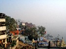 Ganga flows into the horizon